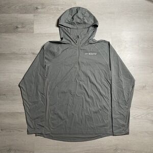 Kuiu Tiburon Hybrid Hoodie Lightweight Pullover AirMatrix Men's Size XL Grey